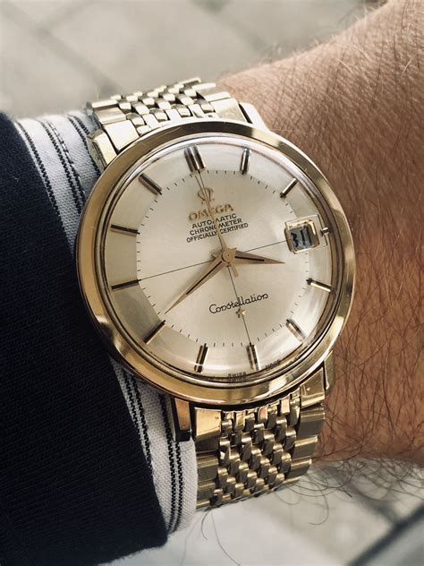 vintage omega constellation men's watch